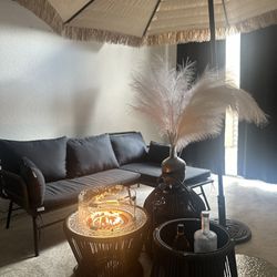Outdoor Furniture And Umbrella 