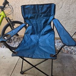 2pcs Folding Camp Chair with Cup Holder