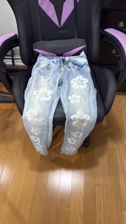 Size 11 boy denim tears pants