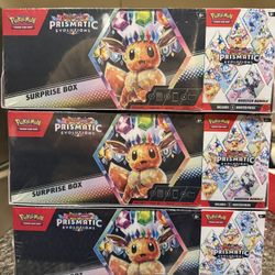 Prismatic Evolutions Surprise Box And Booster Bundle 
