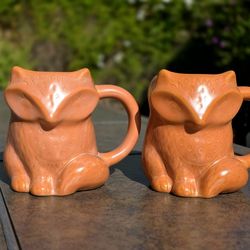 Threshold Orange Fox Mugs (Set of 2)