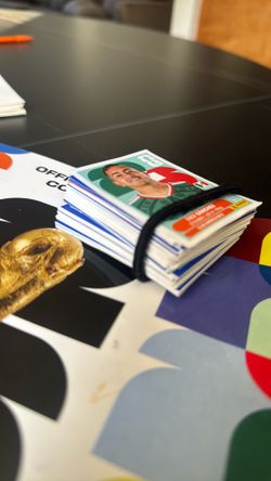 Trading Panini Stickers and selling for $0.50