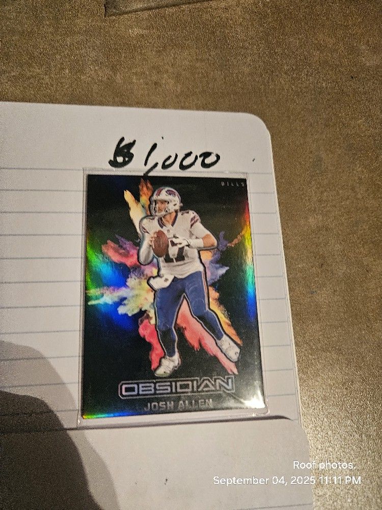 2024 Josh Allen Panini Obsidian SSP Colorblast