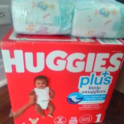 Brand new Huggies plus size 1&3