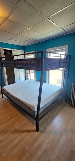 Black Metal Bunk Bed Frame