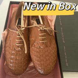 Brand NEW!Steve Madden leather woven NIB