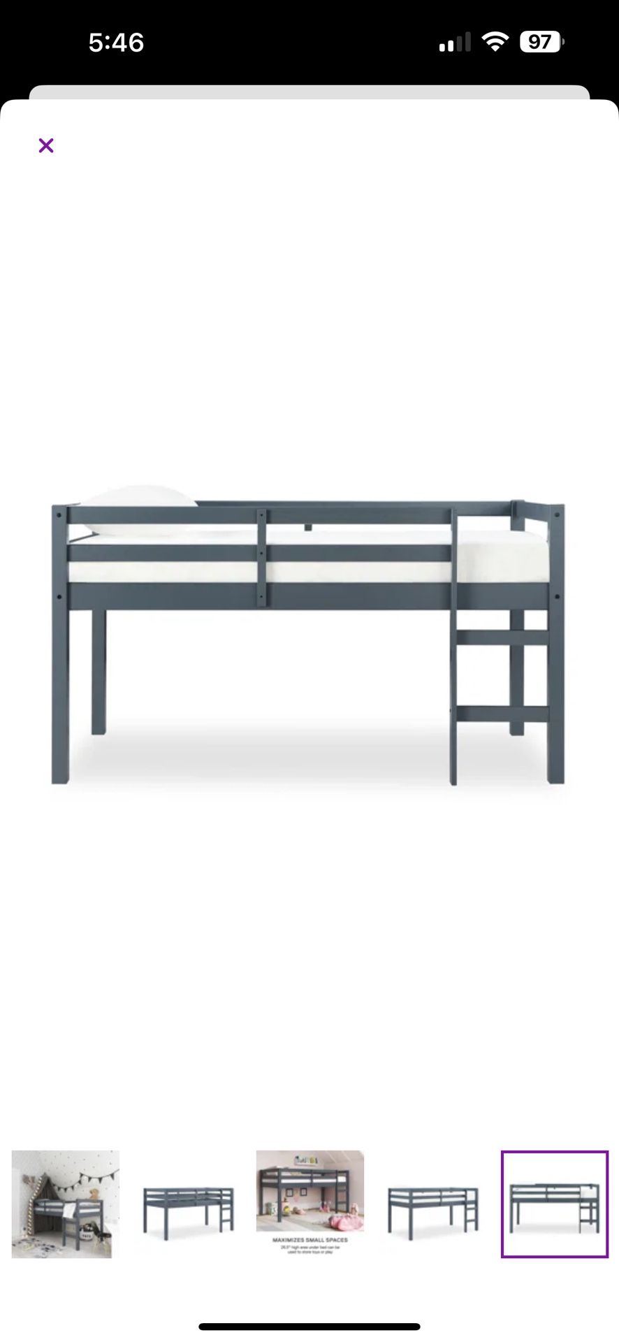 Loft boy bed