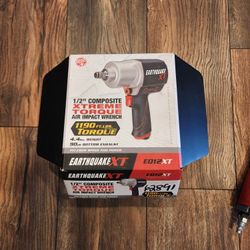 Earthquake XT extreme torque air impact torque with another free torque for tight spaces