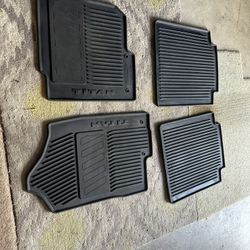 2018 To 2023 Nissan Titan Crew Cab OEM All Weather For Mats