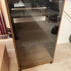 O’Sullivan Glass And Wood Cabinet