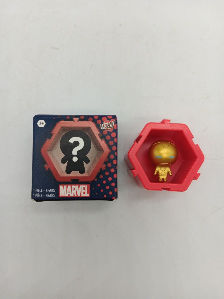 SUPER RARE IRON MAN Metallic Marvel Mini Nano Pods Mystery Figure Toy Figurine