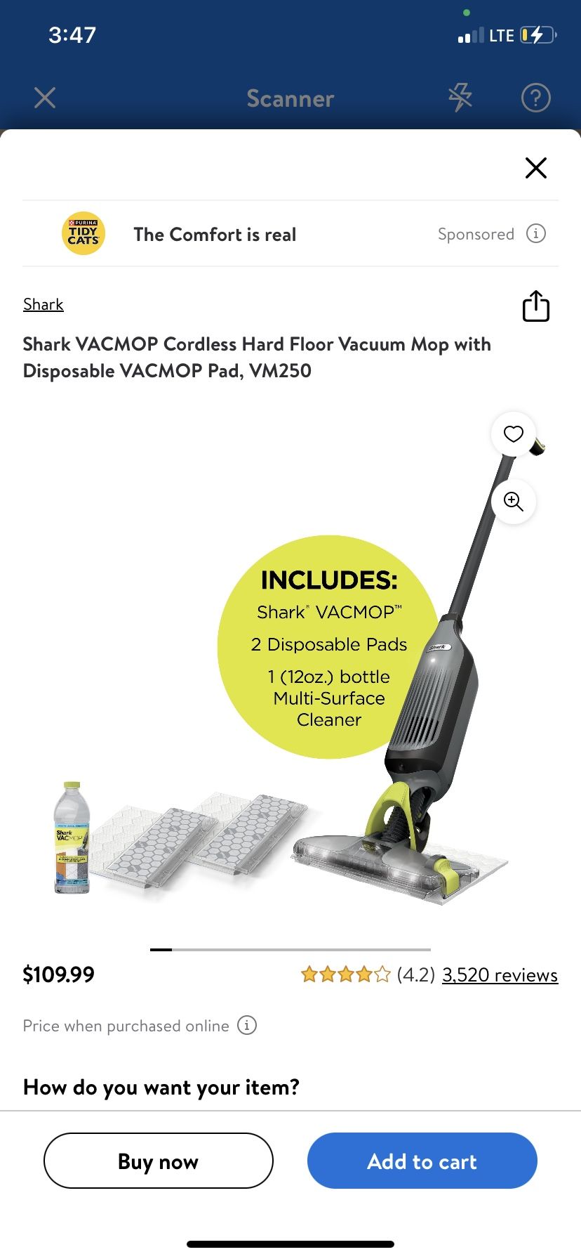 Shark Vac Mop