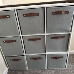Storage Shelf  W/cubes