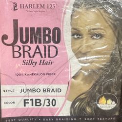 Jumbo Braid Silky Hair Harlem 125- Color F1B/30