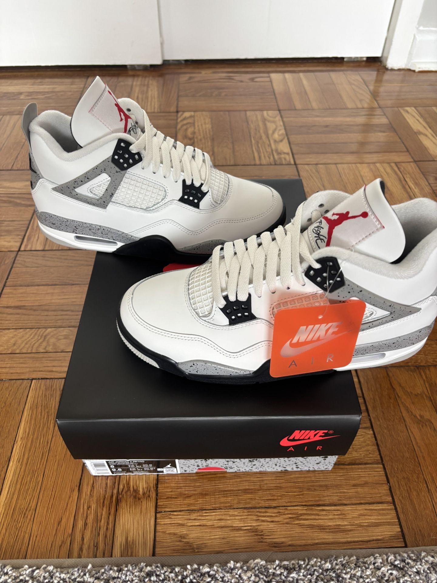 Air Jordan 4 Retro White Cement 2025 Size 8 Men’s