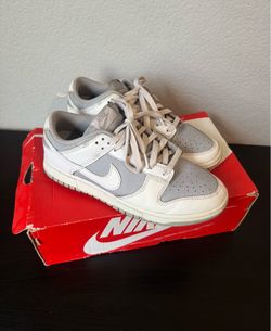 Nike Grey and White Dunks