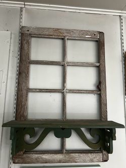 Vintage window / shelf