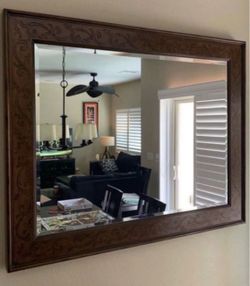 Large Beveled Mirror from Robb and Stucky Furniture