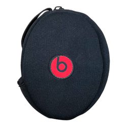 Beats Solo Soft Black Red Logo Detachable Strap Carrying Case