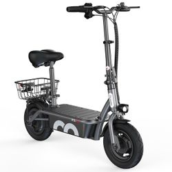 iScooter E2 Electric Scooter with Seat and Basket