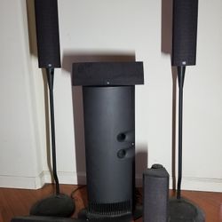 JBL 4x120W Speakwes with 2 Stand + 1 x120W Center Speaker and 1 Subwoofer 
(Basswave)