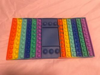 Large Rainbow Pop It Fidget toy