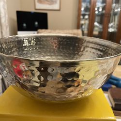 Hammered Silver Bowl