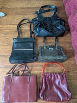 Lot of  vintage bags (sold together)