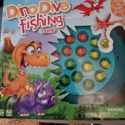 Dino Dive Fishing Game