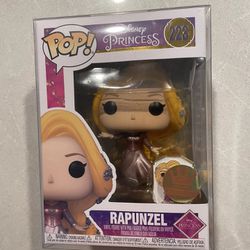 Rapunzel Ultimate Princess Collection Funko Pop + Pin *MINT* Online Shop Exclusive Disney Tangled 223 with protector Diamond Metallic