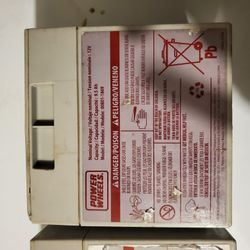 2 Used Power Wheels batteries