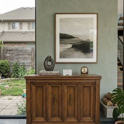Vintage Mid-Century Walnut Sideboard Cabinet 