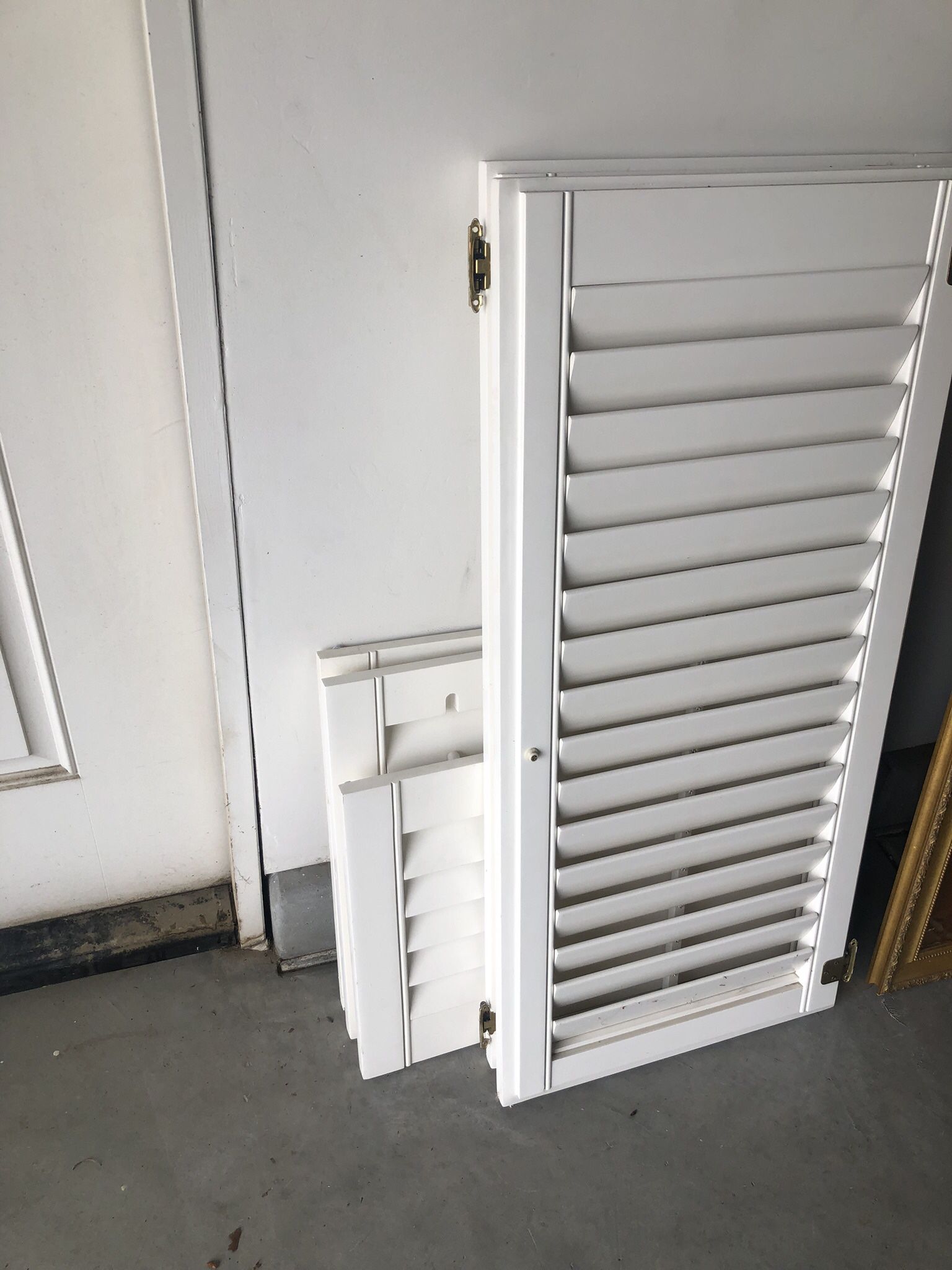 Various White Shutters Crafting DIY Upcycle