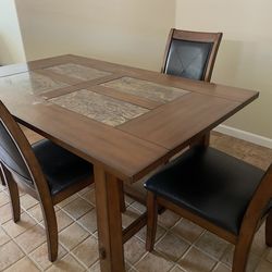 Dining Table and 4 Matching Chairs