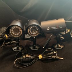 ASTAK Wireless Security Camera System (3 Cameras + Receiver) 📷