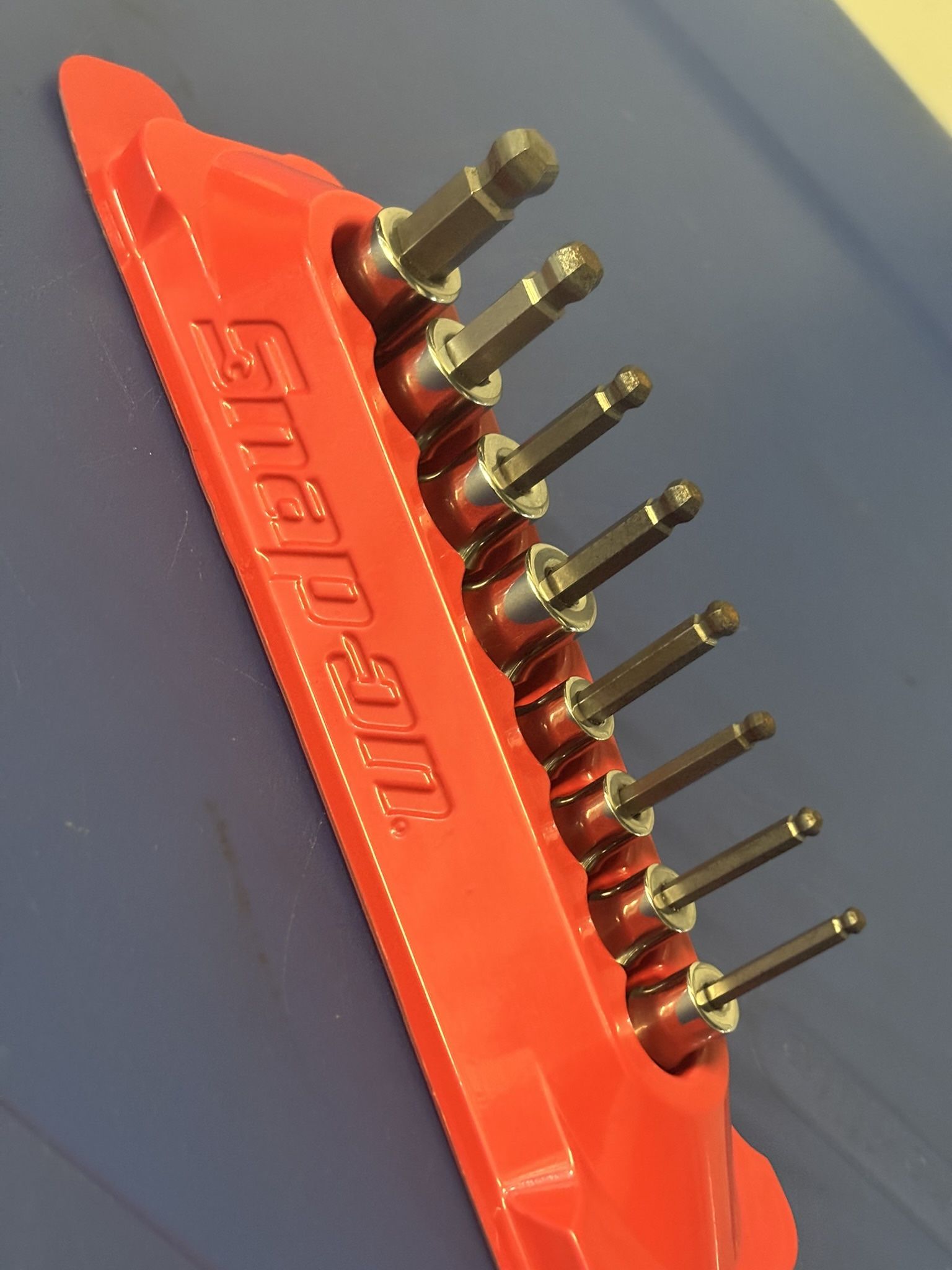 Snap-on Tools 8 pc Combination Drive SAE Standard Ball Hex Bit Socket ...