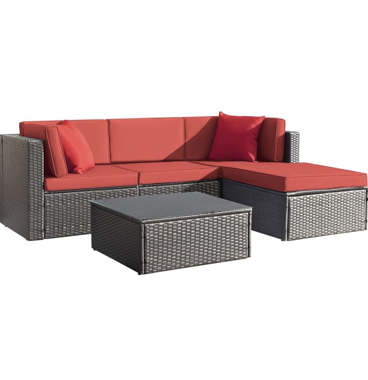 5 Pieces Balcony Patio Set