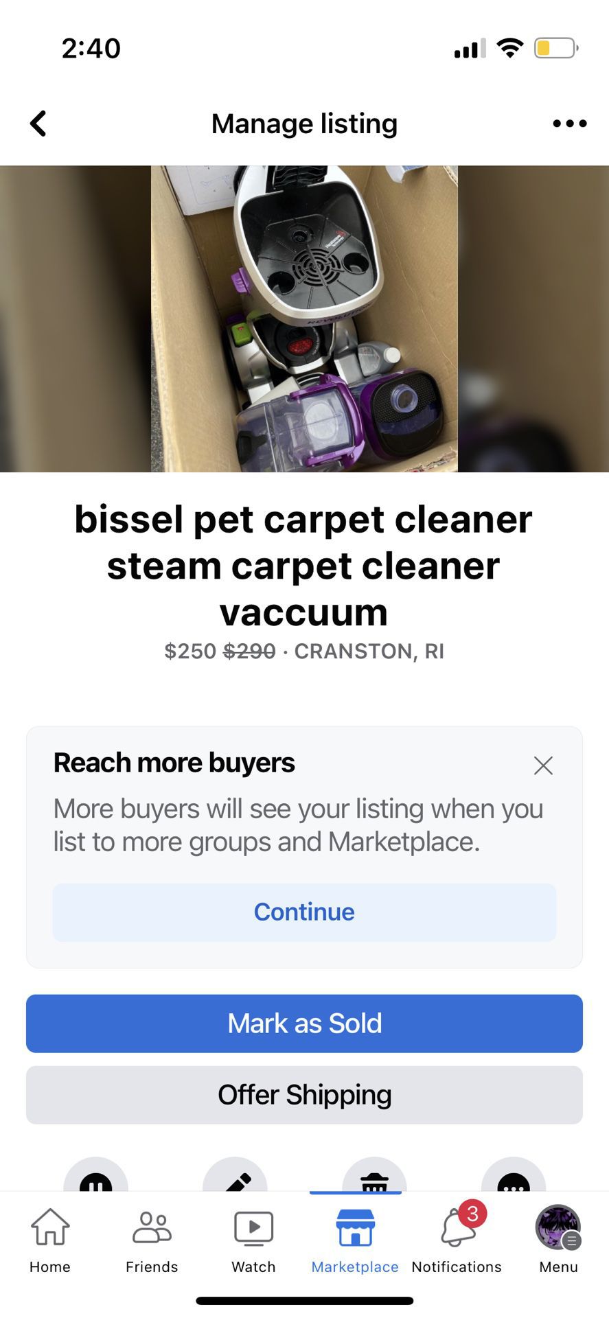 Carpet Cleaner Bissel