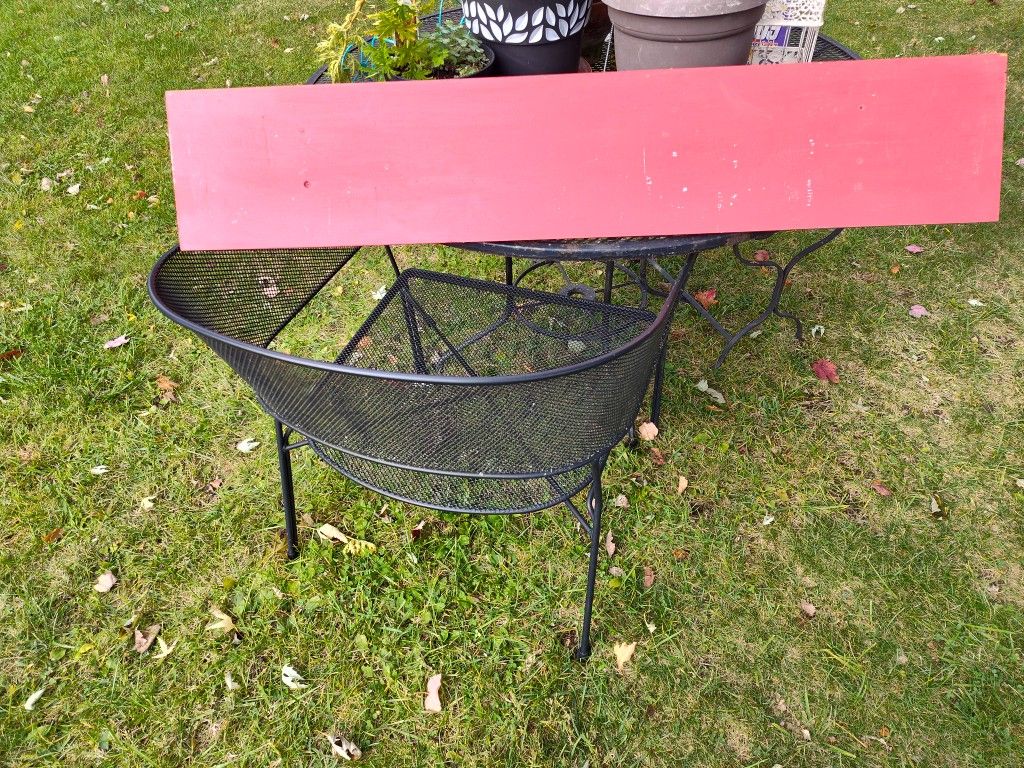 Long Red Shelf. 48 By Bout 9 1/4