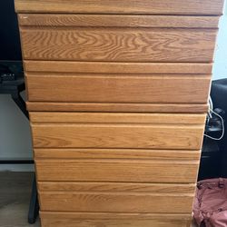 Wood dresser