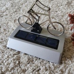 Solar Powered Desk Decoration (Metal Rider)