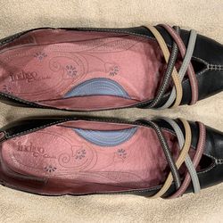 Indigo By Clark’s Black Flats