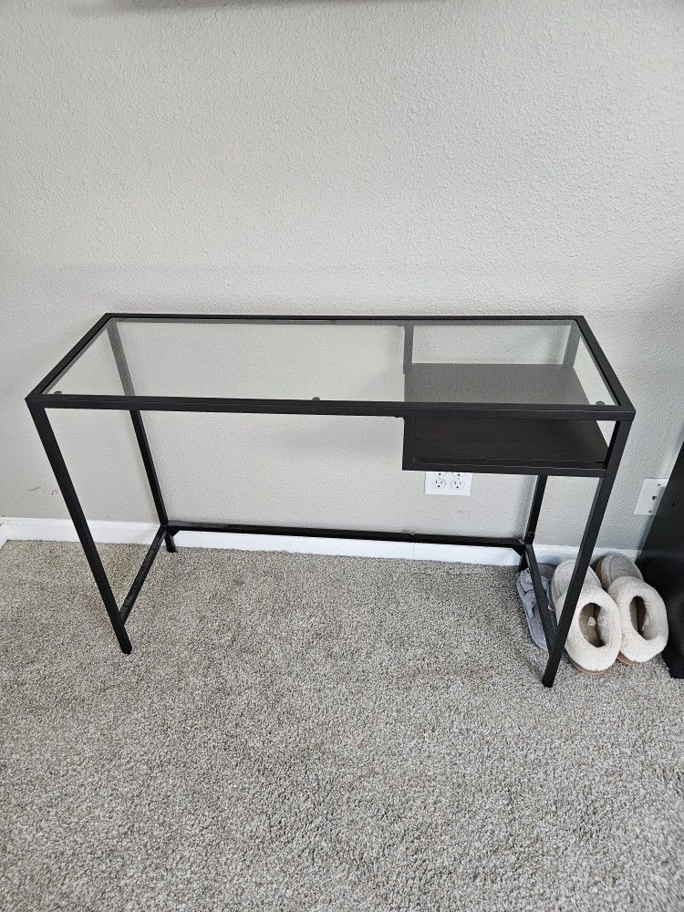 Glass Top Modern Ikea Desk