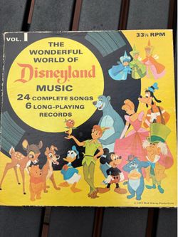 Vintage Disney Read Along Records