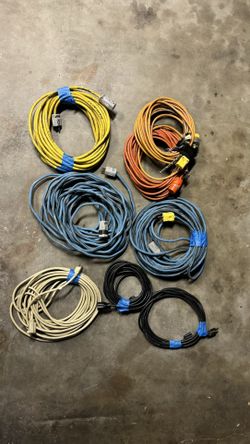 Extension Cable Lot 8 Total 