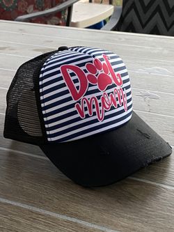Women’s Hat Baseball Cap, Dog Mom, Mesh With Ponytail Hole