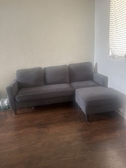 Grey sectional for small apartment