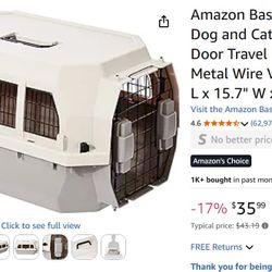Hard-Sided Pet Kennel/Carrier
