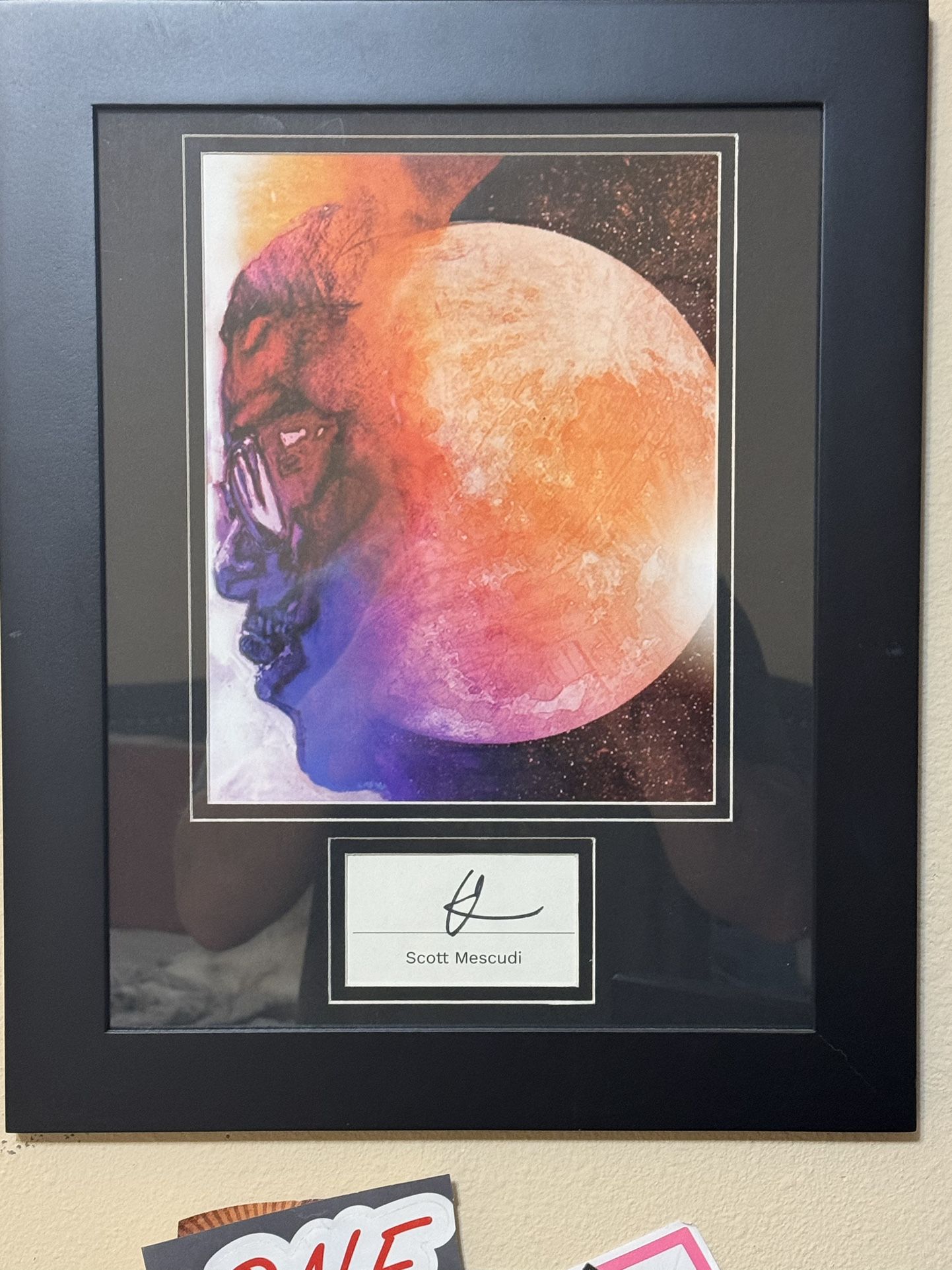 Kid Cudi Signed Photo With Frame