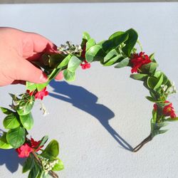 Hawaii inspired Floral Plastic Headband 